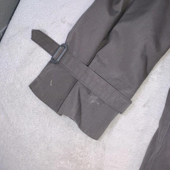 Hill & Archer Long‎ Trench Coat Double Breasted Zip Out Lining Brown Size 44R - Picture 5 of 15